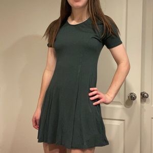 Forever 21 Emerald Skater Dress